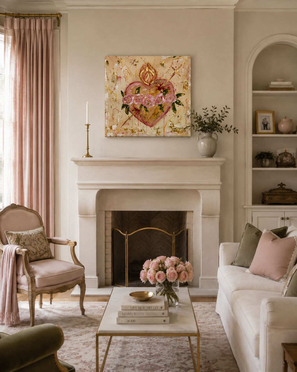 "Blooming in Grace" Original Gallery Wrap Canvas