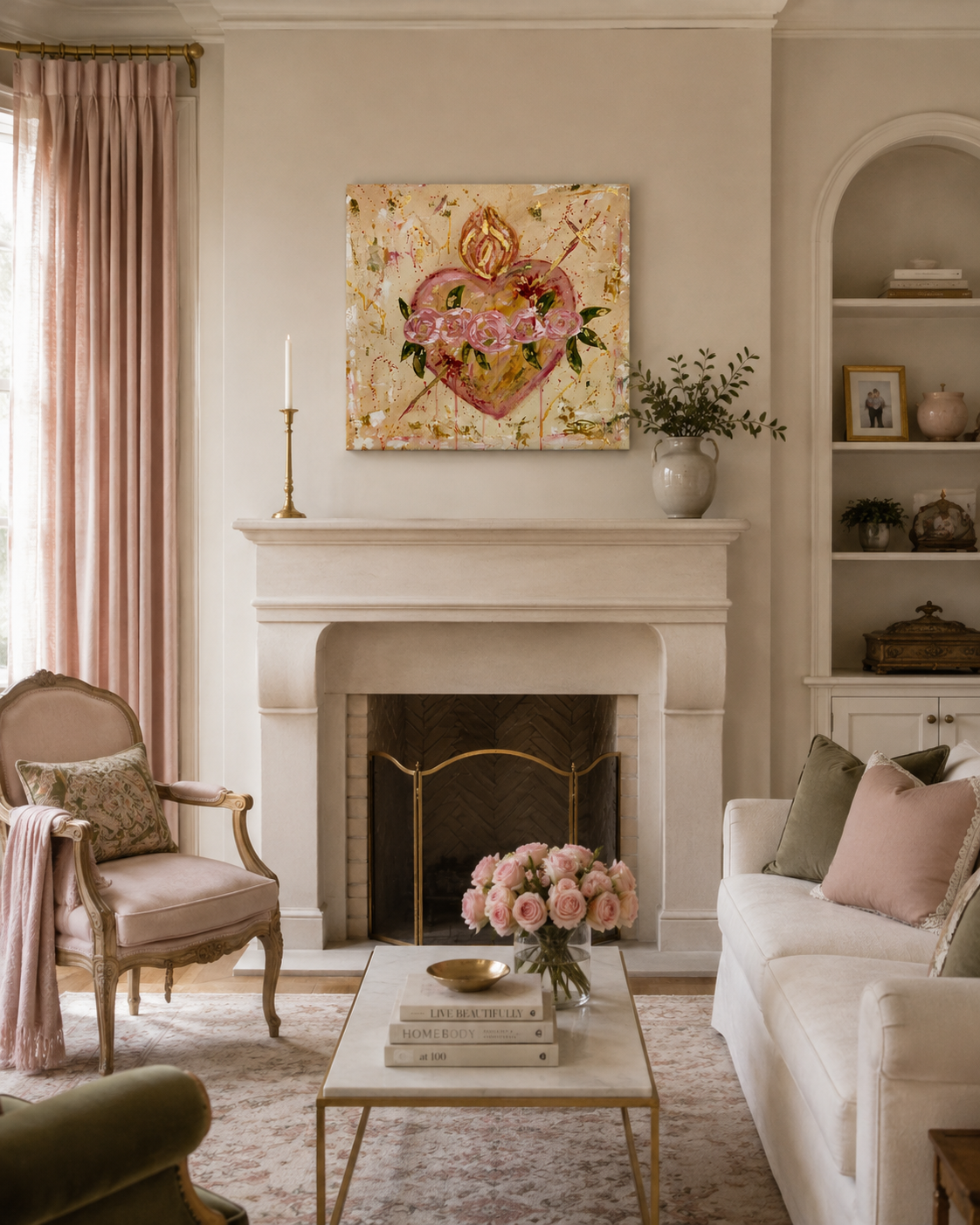 "Blooming in Grace" Original Gallery Wrap Canvas