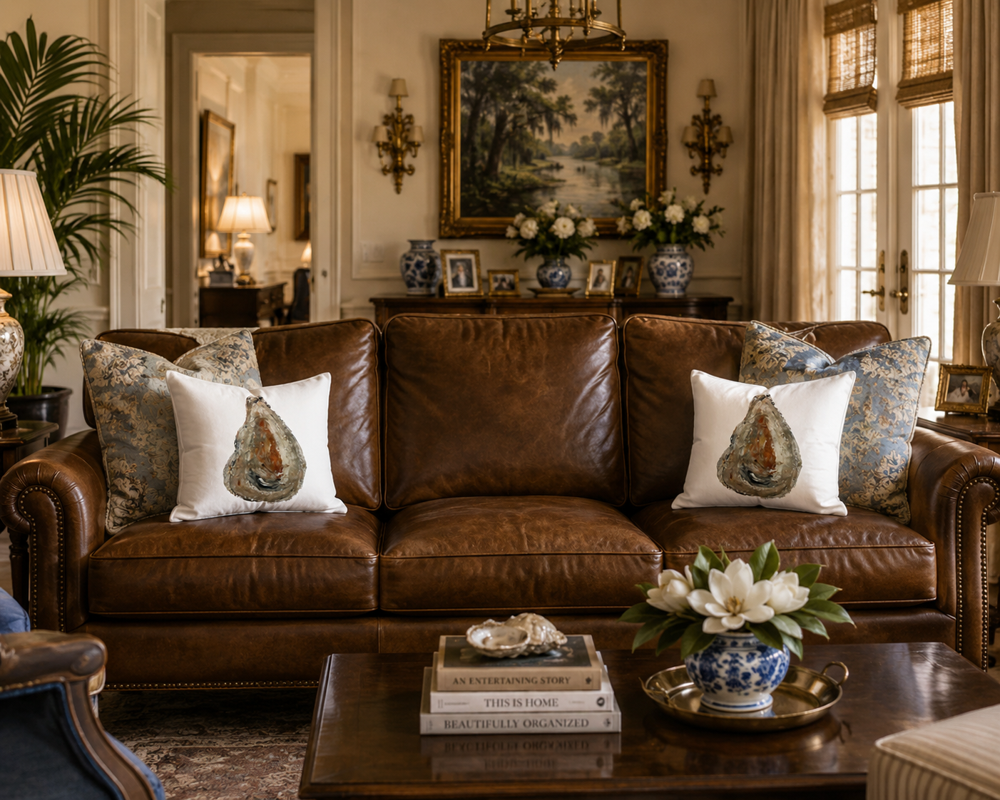 The World is Your Oyster Collection - "Pearl of Grace" Decorative Pillow