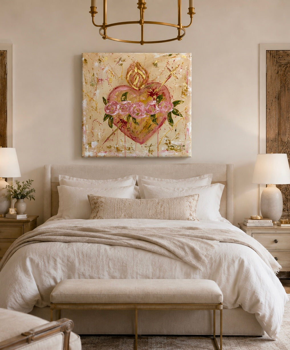 "Blooming in Grace" Original Gallery Wrap Canvas