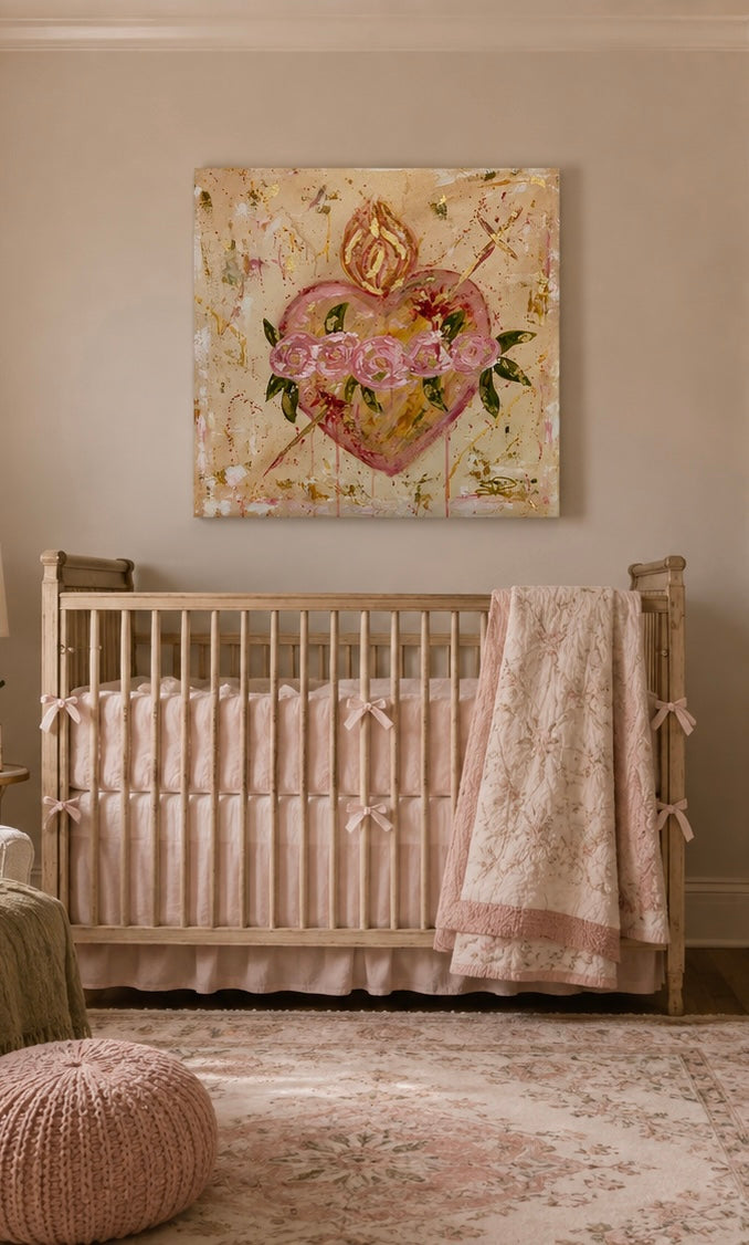 "Blooming in Grace" Original Gallery Wrap Canvas