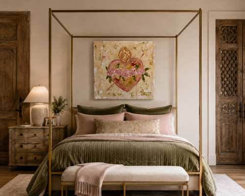 "Blooming in Grace" Original Gallery Wrap Canvas