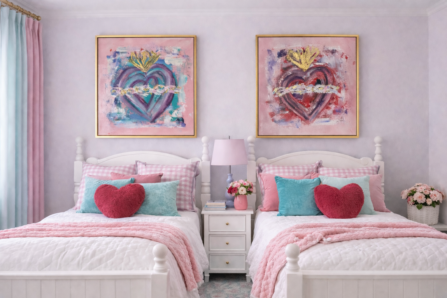 "Hearts Crowned in Glory" - Sacred Heart Series