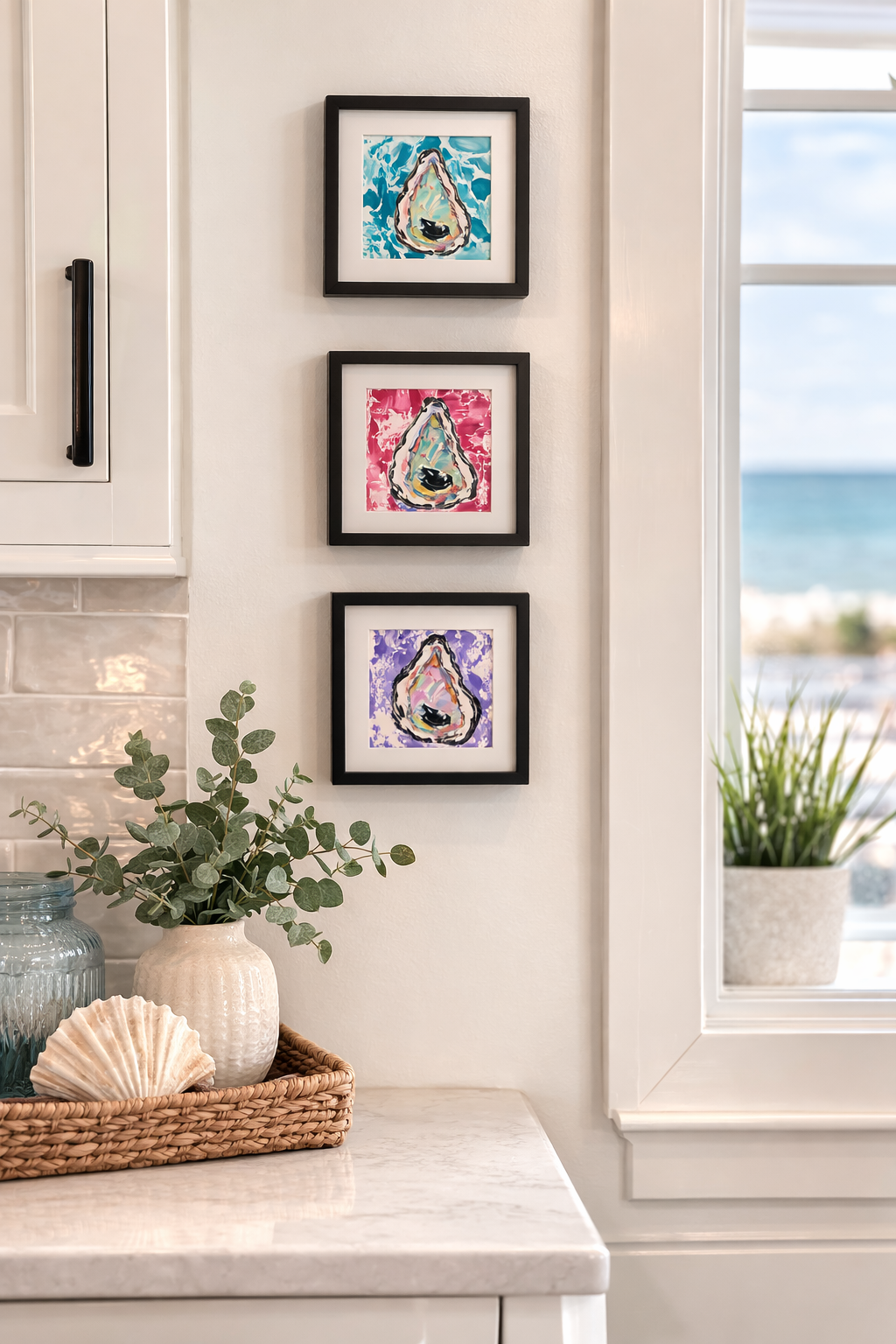 The World is Your Oyster Collection - Series 2 - "Jewels of the Coast" Treasure Trio Prints