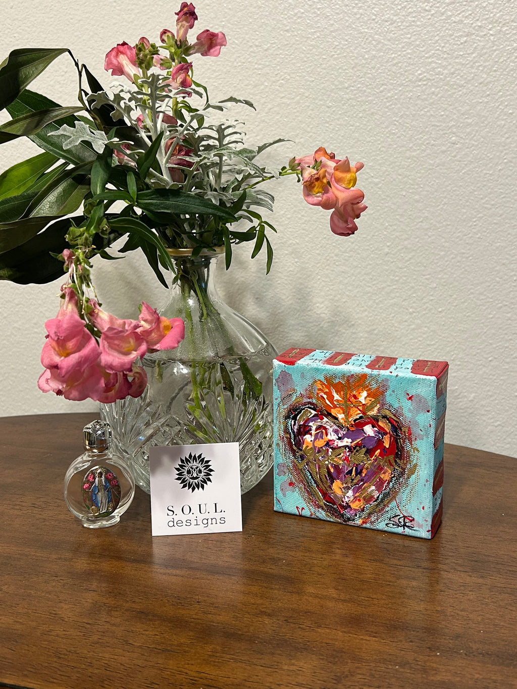 Sacred Heart Art Block "He Loved Us FIRST" #11