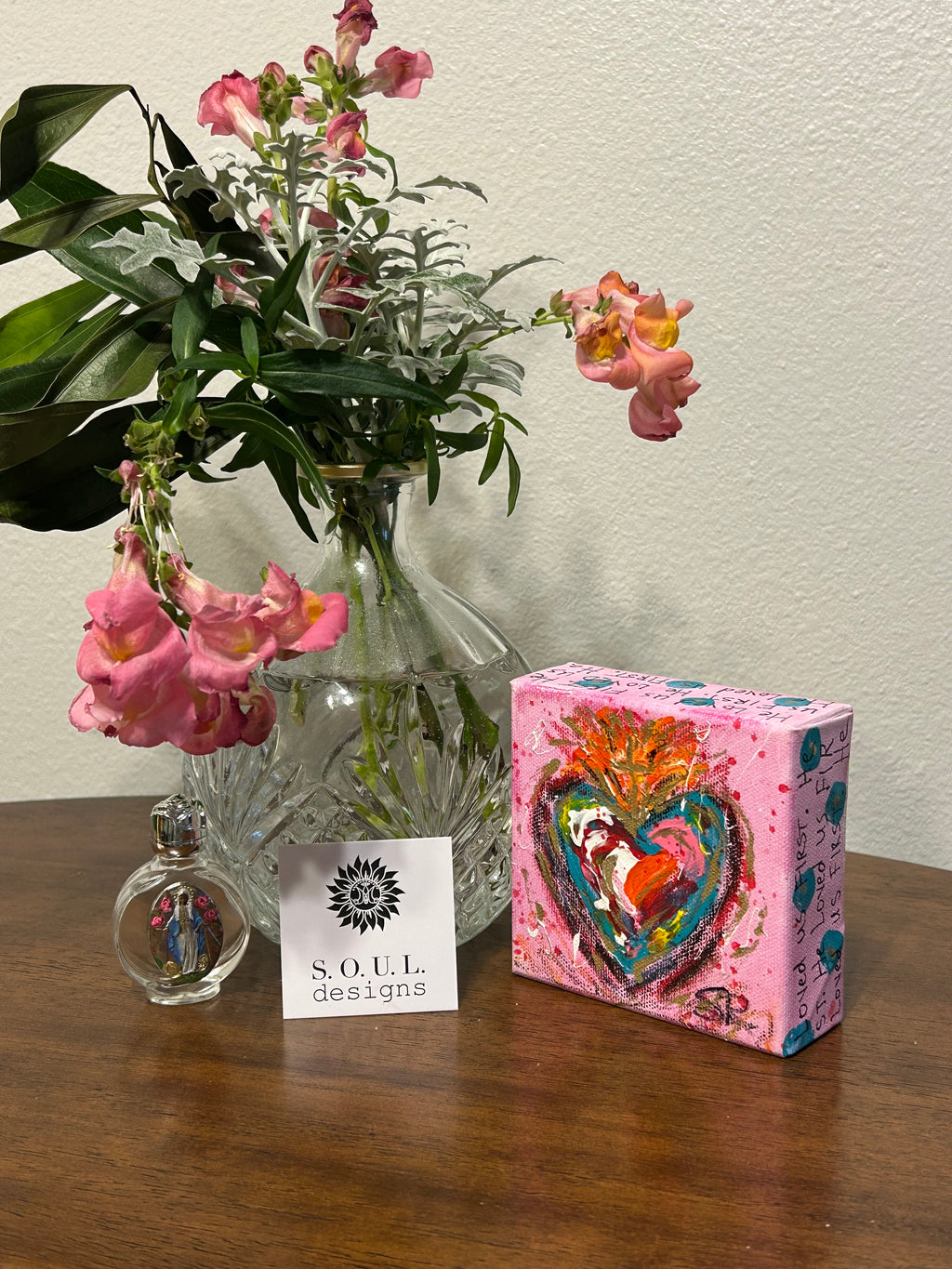 Sacred Heart Art Block "He Loved Us FIRST" #15