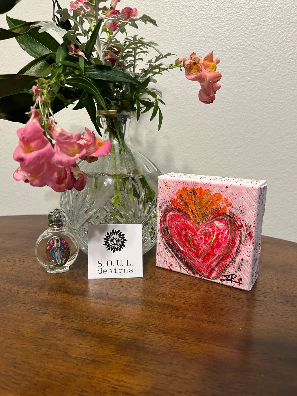 Sacred Heart Art Block "He Loved Us FIRST" #6