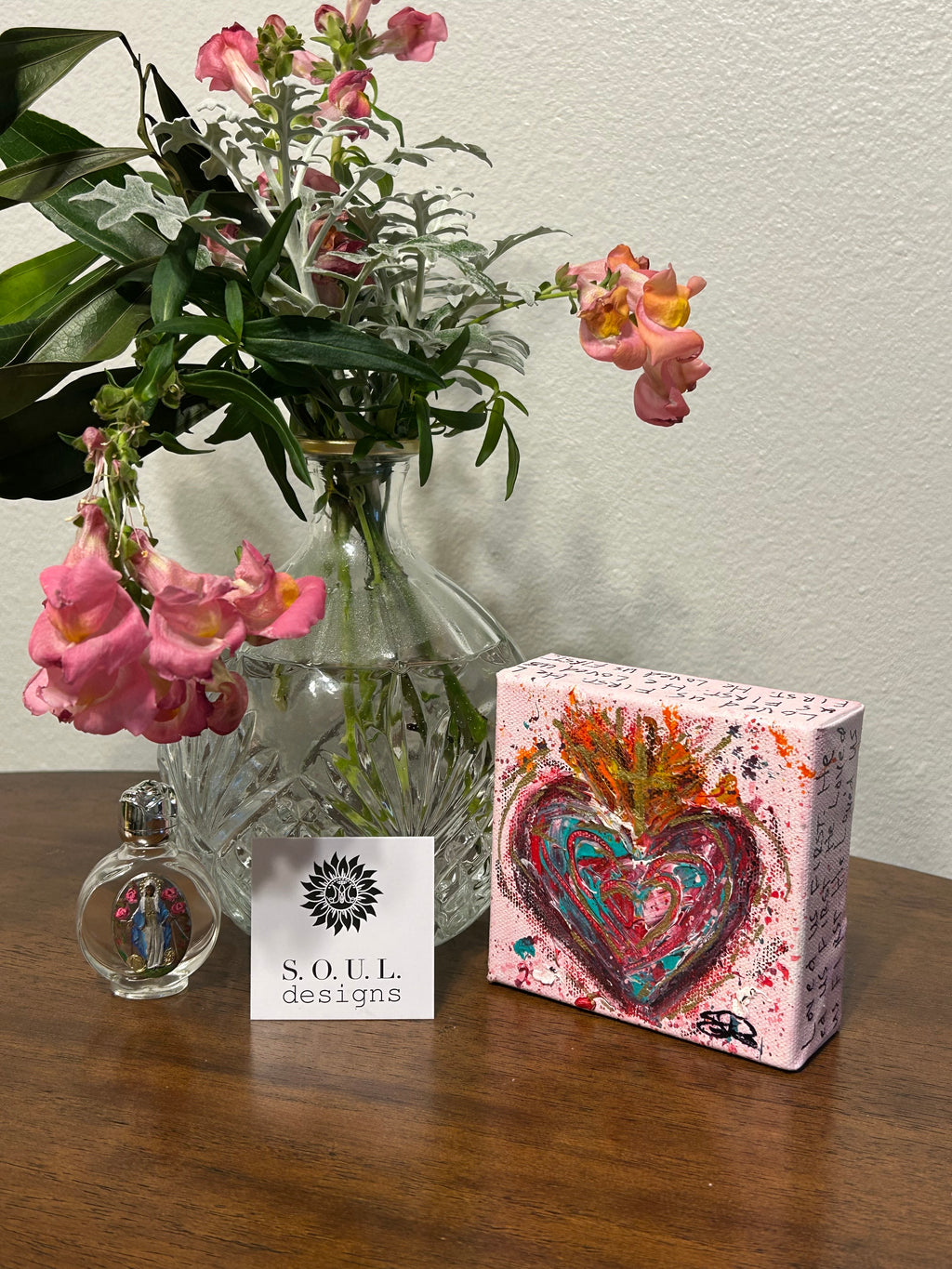 Sacred Heart Art Block "He Loved Us FIRST" #7