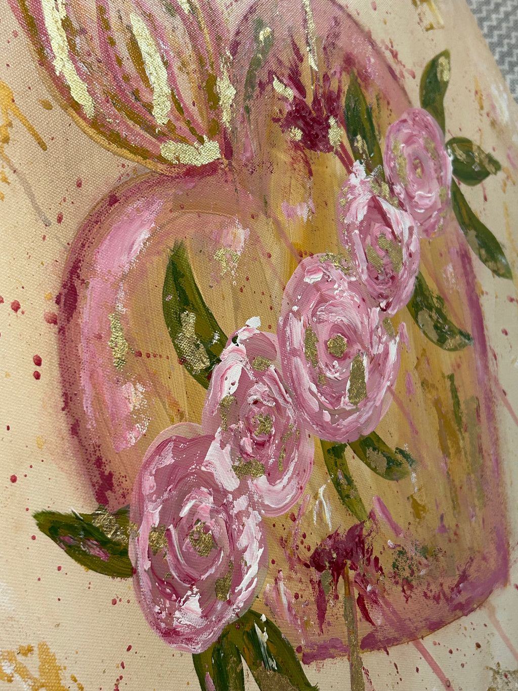 "Blooming in Grace" Original Gallery Wrap Canvas