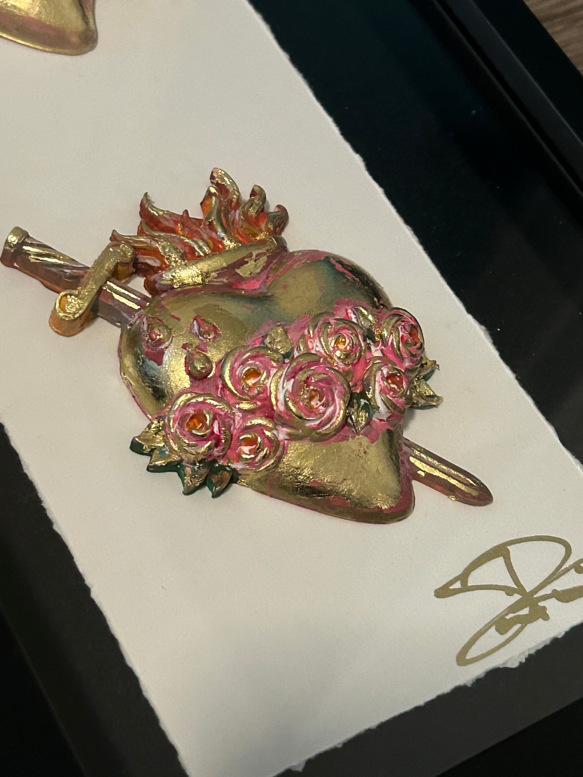 Holy Family Hearts Shadowbox