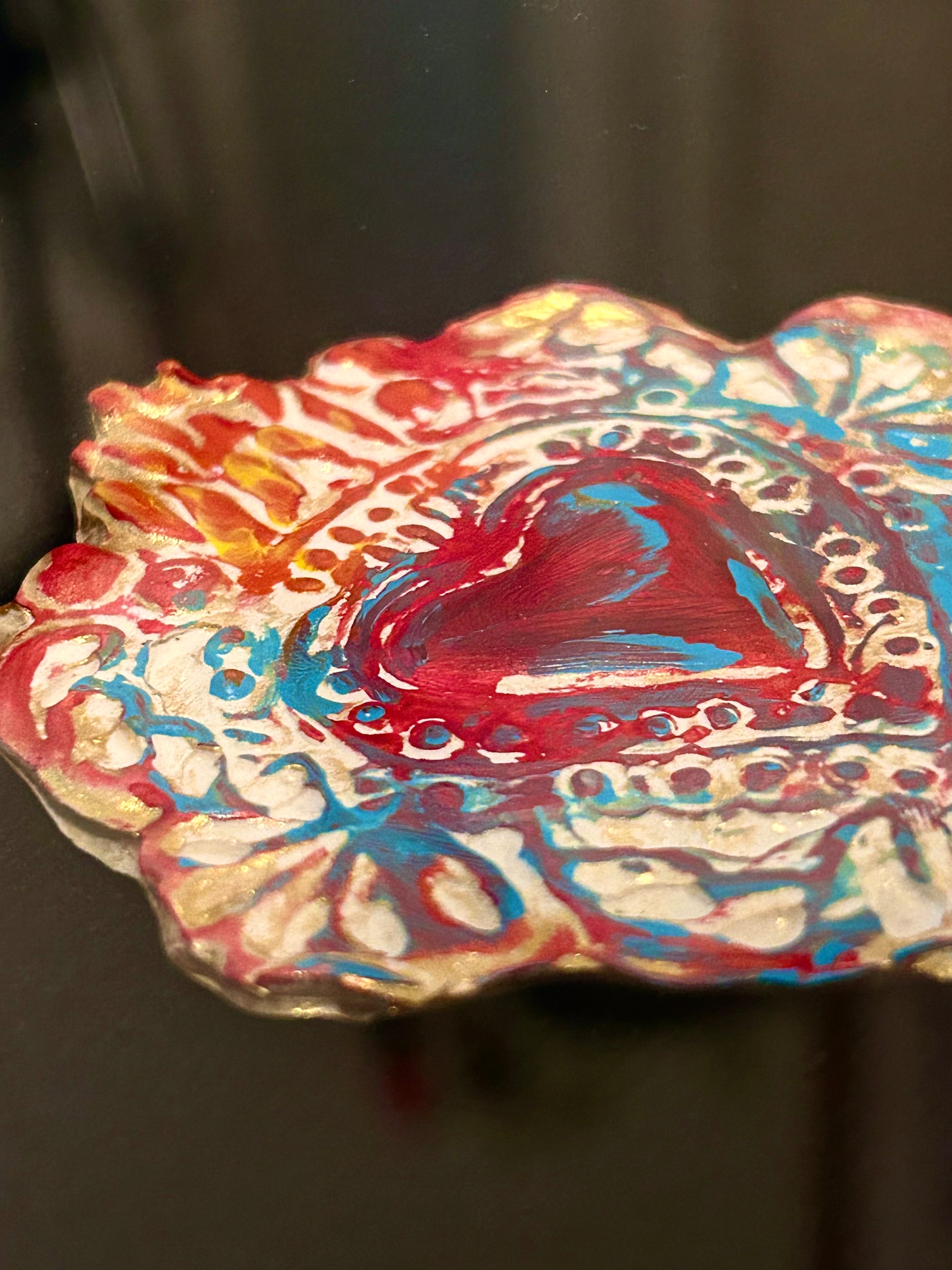 Sacred Heart Shadowbox - "Fiesta"Collection