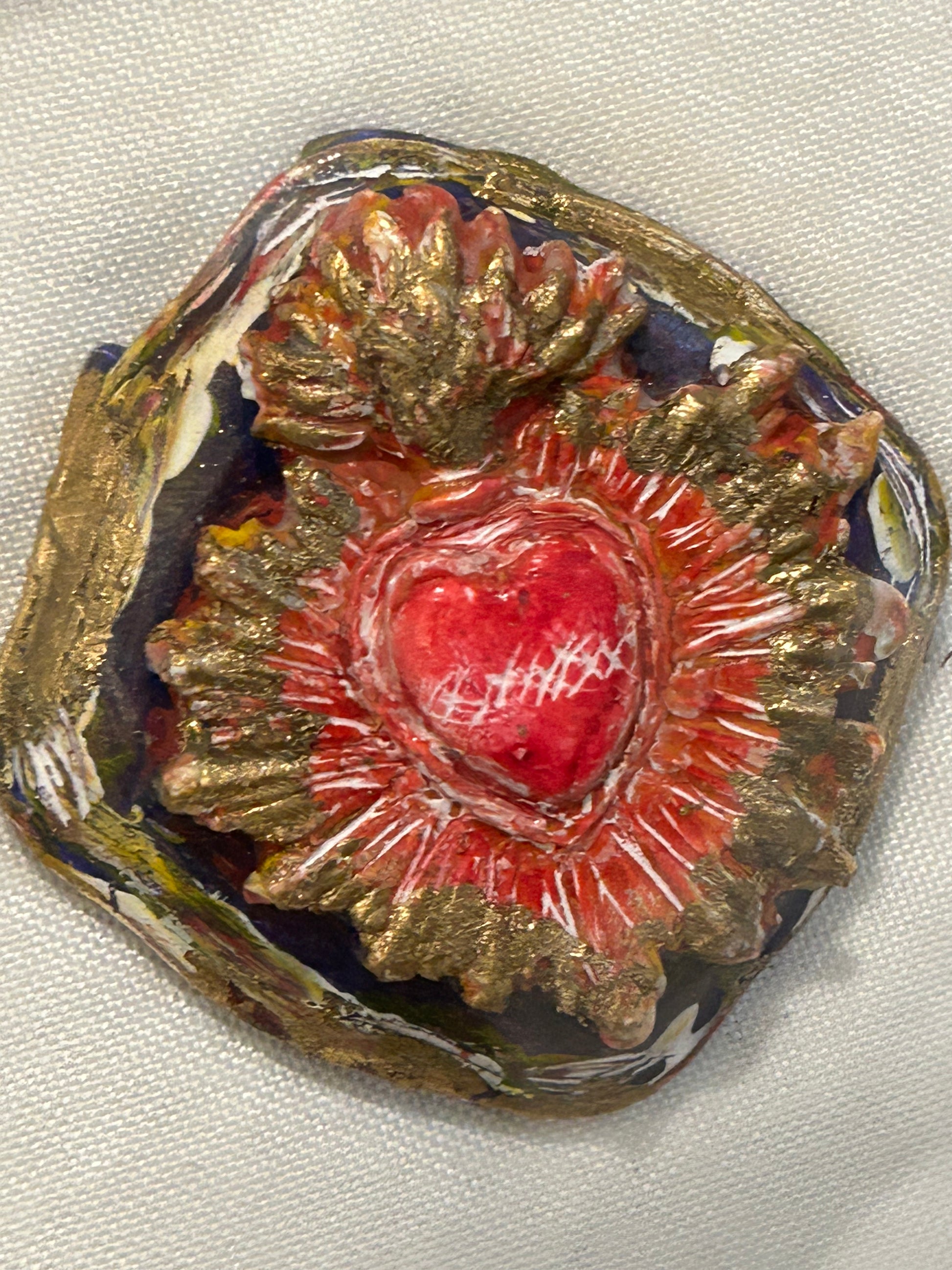 Sacred Heart Shadow Box Art