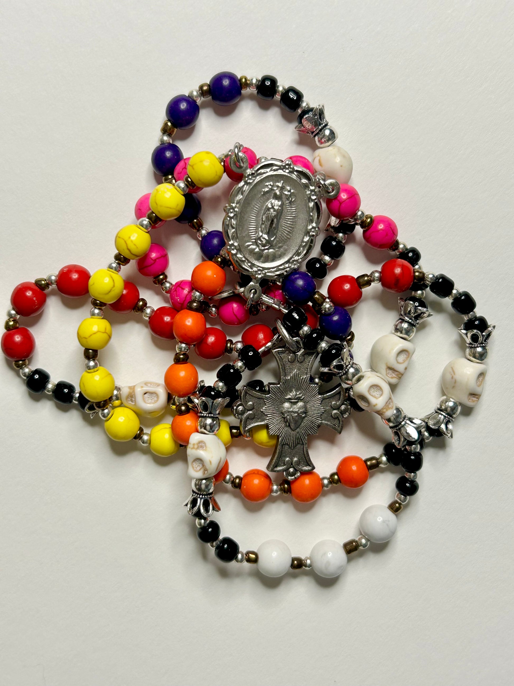 Dia de los Muertos Collectible Rosary